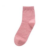 精梳棉雪花女士中筒袜